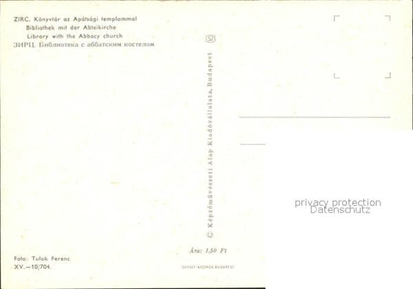Bibliothek Library Zirc Abteikirche – Bild 2