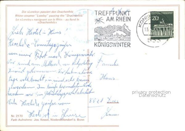 Motorschiffe Loreley Drachenfels – Bild 2