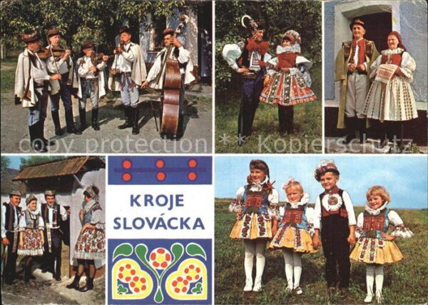 Trachten Slowakei Kroje Slovacka Velke nad Velickou Vicno