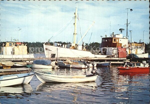 Boote Fischkutter Nynäshamn Hamnmotiv