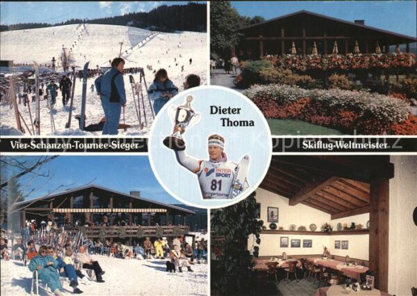 Skisport Skiflug-Weltmeister Dieter Thoma Hinter