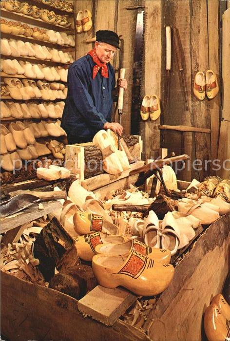 Schuhmacher Holzschuhmacher Werkstatt Holland
