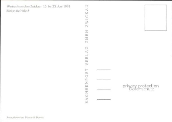 Ausstellung Westsachsenschau Zwickau Halle 8 Sachse – Bild 2