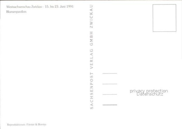 Ausstellung Westsachsenschau Zwickau Blumenpavillon – Bild 2