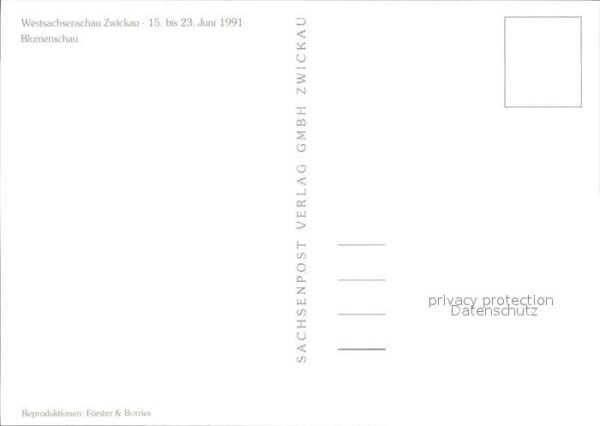 Ausstellung Westsachsenschau Zwickau Blumenschau – Bild 2