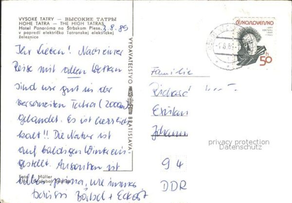 Eisenbahn Vysoke Tatry Hotel Panorama na Strbskom – Bild 2