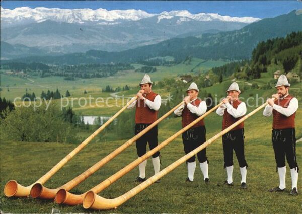 Alphorn Alphornbläser Scheidegg Hagspiel