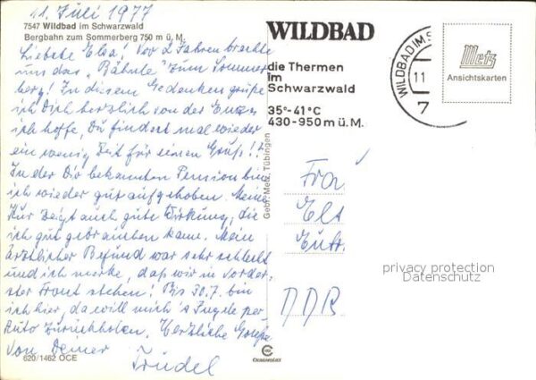 Bergbahn Sommerberg Wildbad Schwarzwald – Bild 2