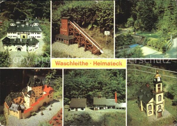 Miniatur Waschleithe Heimatecke Augustusburg Tal