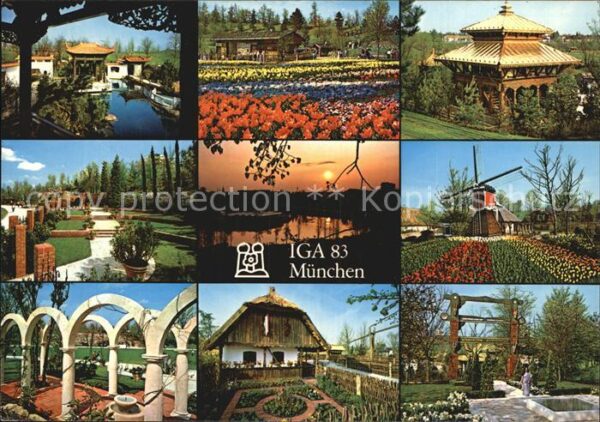 Gartenbauaustellung IGA München Nationgärten China Bayern N