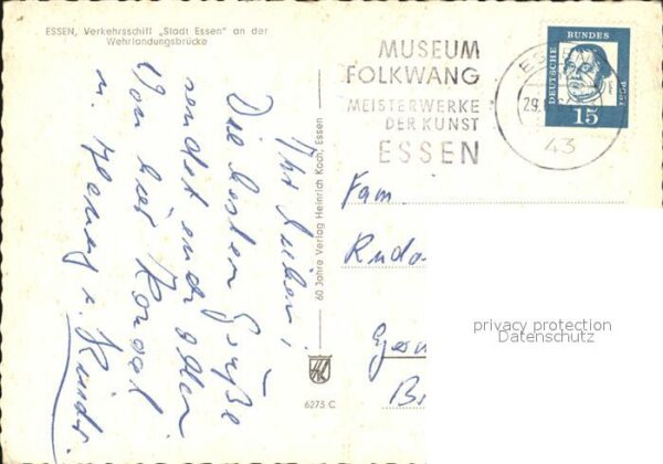 Motorschiffe Stadt Essen Wehrlandungsbrücke – Bild 2