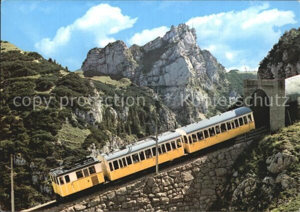 Zahnradbahn Wendelsteinbahn Tunneleinfahrt Soinkess