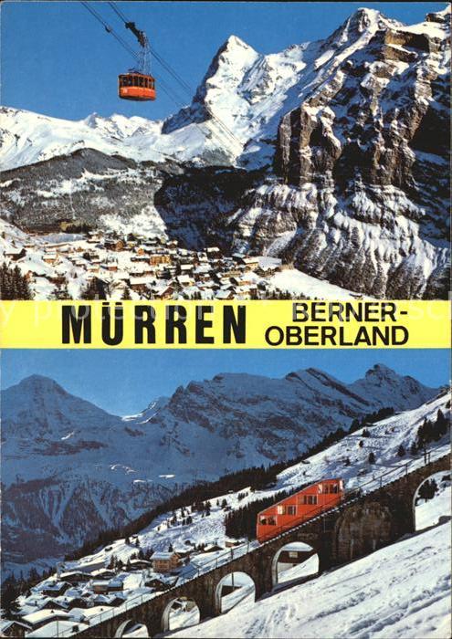 Zahnradbahn Seilbahn Mürren Berner Oberland
