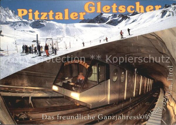 Zahnradbahn Pitztal Gletscherbahn St. Leonhard-Mitt