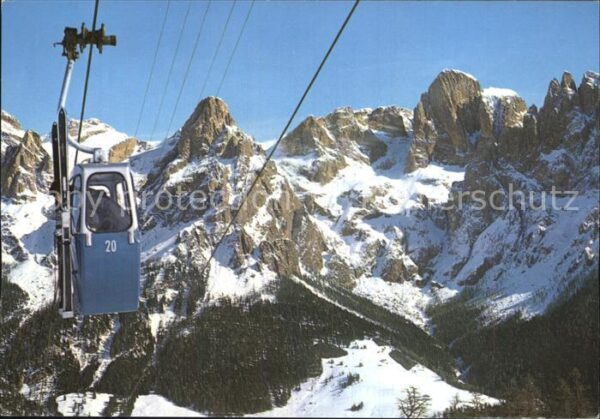 Seilbahn Tognola S. Martino di Castrozza Dolomit