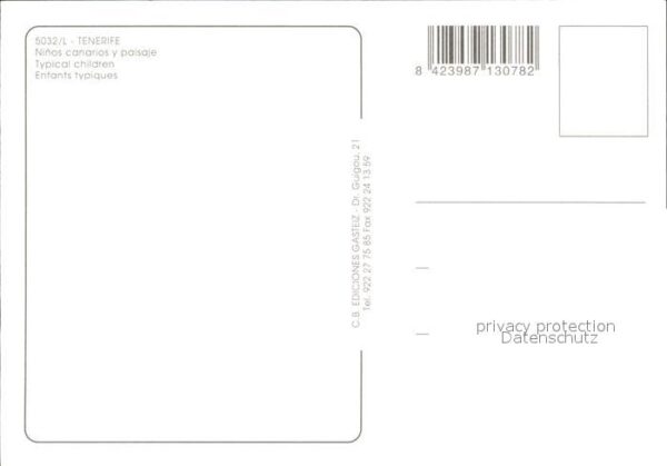 Trachten Spanien Isla de Tenerife Kinder Ninos Canarios – Bild 2
