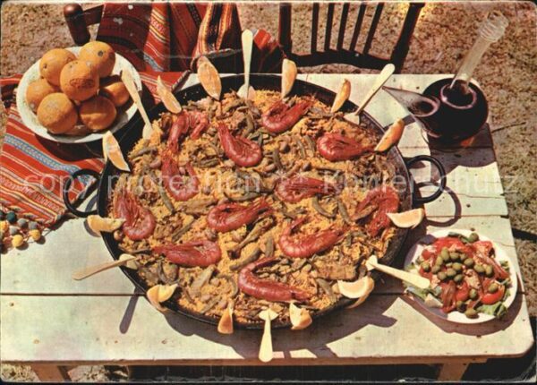 Lebensmittel Valencia Paella