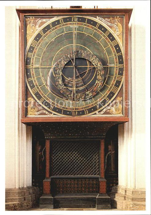 Uhren Astronomische Uhr von 1394 Nikolaikirch