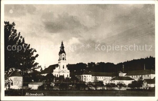 Aldersbach Teilansicht mit Kirche