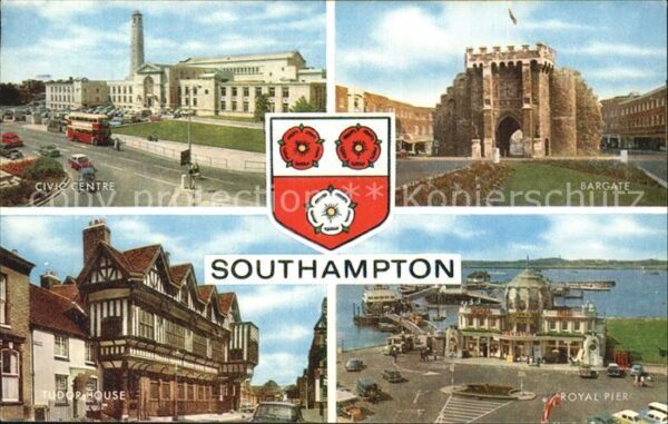 Southampton Civic Centre Bargate Tudor House Royal