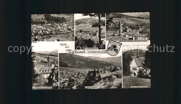 Elzach Total Panorama Schule Kirche Krankenhau