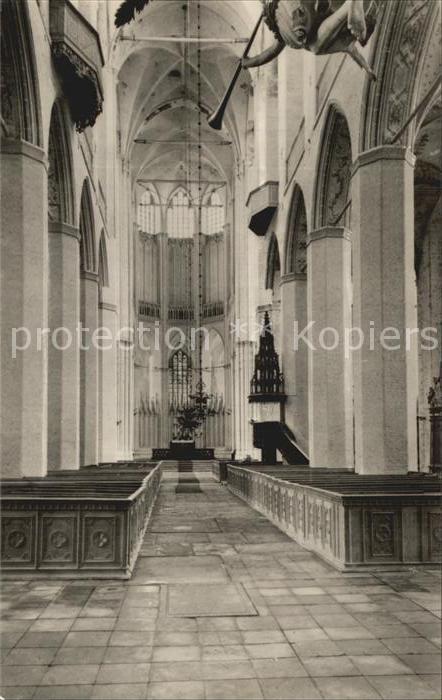 Stralsund Mecklenburg Vorpommern Marienkirche Mittelschiff