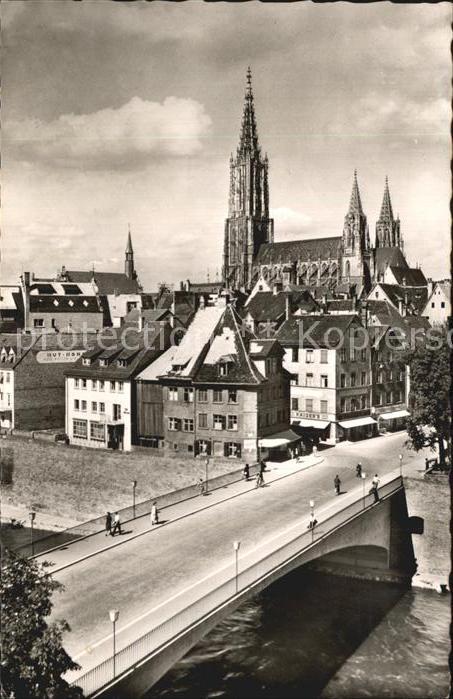 Ulm Donau Herdbrücke Münster