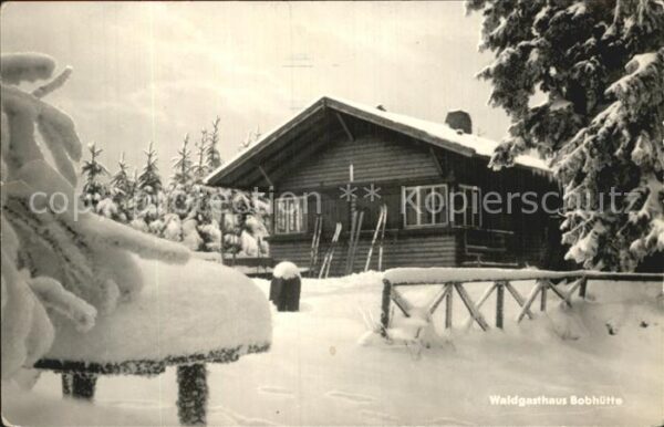 Ilmenau Thueringen Waldgasthaus Bobhütte