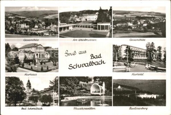 Bad Schwalbach Total Am Weinbrunnen Panorama Kurhaus K