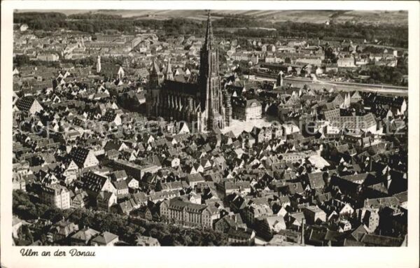 Ulm Donau Münster Fliegeraufnahme