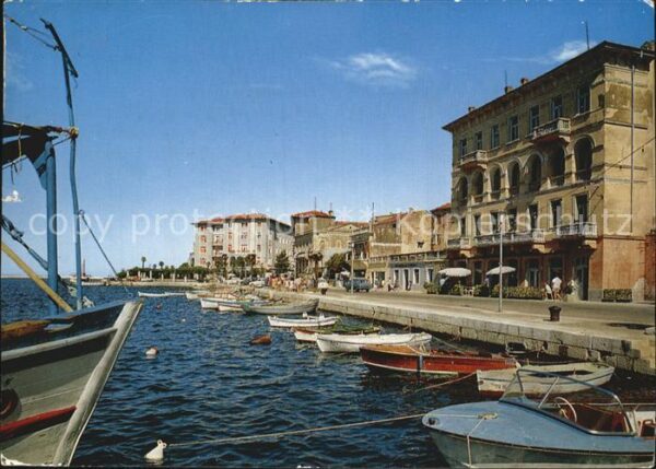 Porec Uferstrasse Bootsliegeplatz