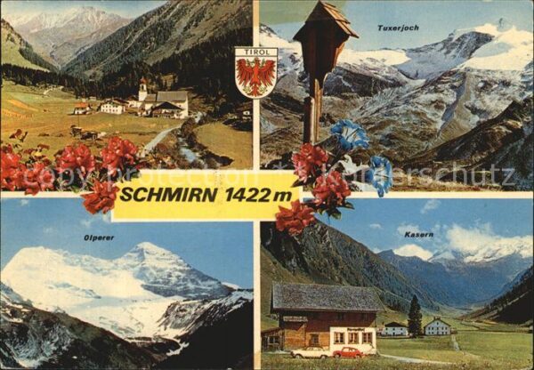 Schmirn Panorama Tuxerjoch Olperer Kasern