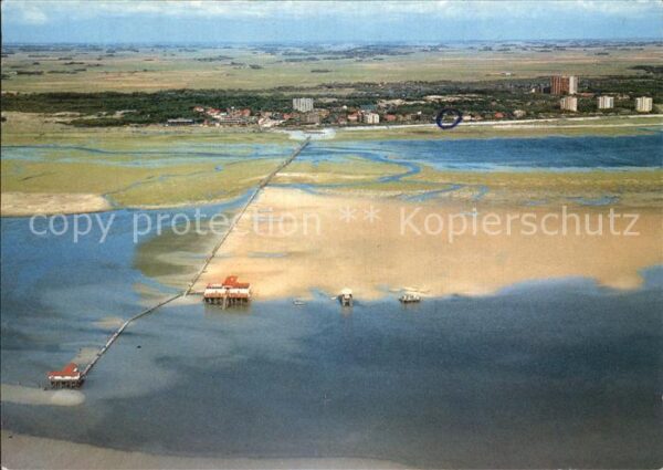 St Peter-Ording Nordseebad Fliegeraufnahme