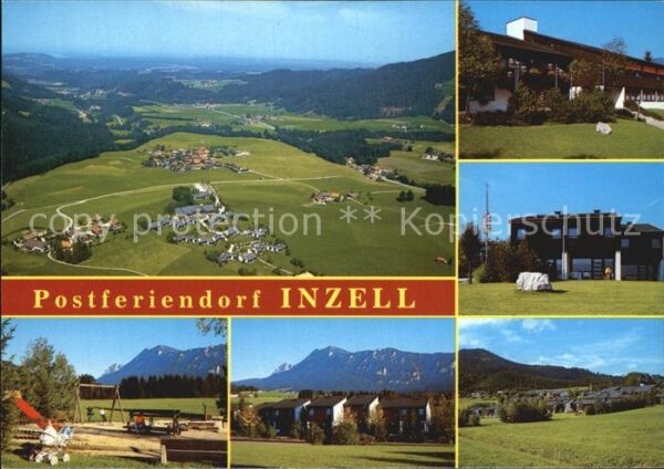 Inzell Fliegeraufnahme Postferiendorf Spielpla