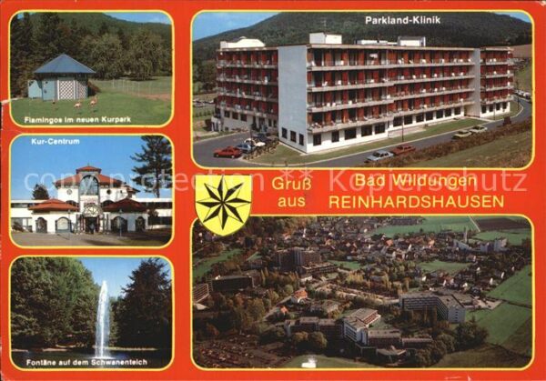 Reinhardshausen Parkland Klinik Flamingos Kurpark Kurce