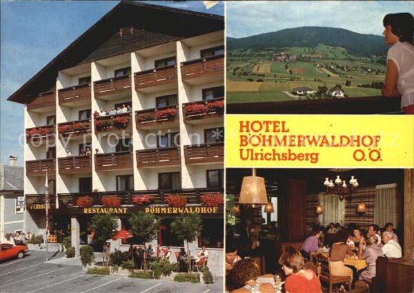 Ulrichsberg Oberoesterreich Hotel Böhmerwaldhof Gaststube Panorama