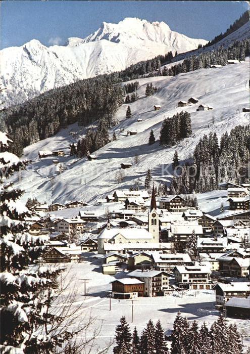 Riezlern Kleinwalsertal Vorarlberg mit Oberwestegg und Nebelhorn
