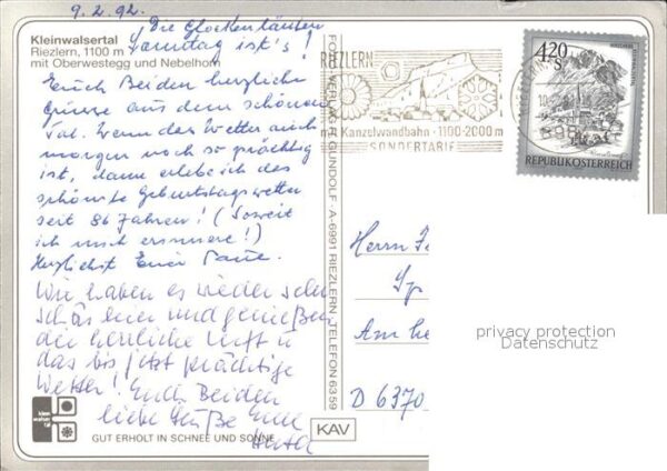 Riezlern Kleinwalsertal Vorarlberg mit Oberwestegg und Nebelhorn – Bild 2