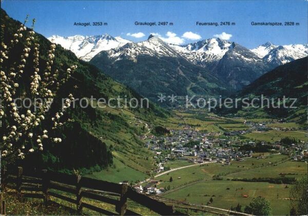 Bad Hofgastein Panorama mit Hohen Tauern