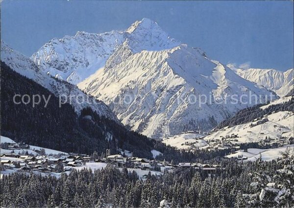 Riezlern Kleinwalsertal Vorarlberg mit Hirschegg Mittelberg und Widderstei