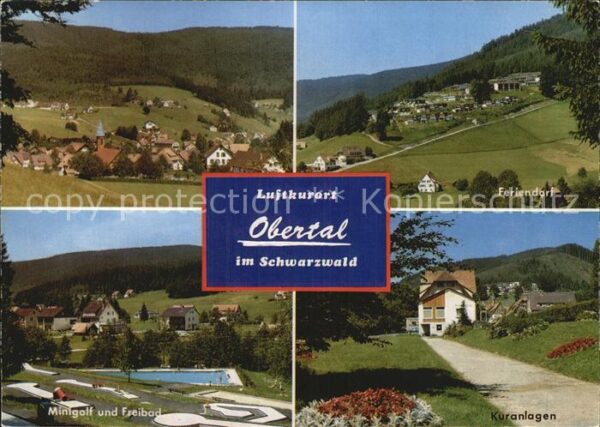Obertal Baiersbronn Panorama Feriendorf Minigolf Freibad Ku