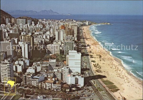 Rio de Janeiro Vista aerea de Ipanema