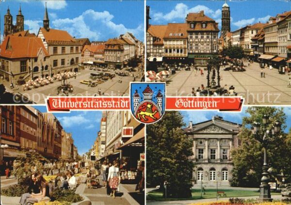 Goettingen Niedersachsen Marktplatz Rathaus City Fussgängerzone