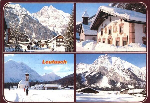 Leutasch OT Weidach Gasse Hohe Munde Öfelekopf