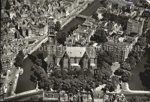 Amsterdam Niederlande Westerkirche Fliegeraufnahme