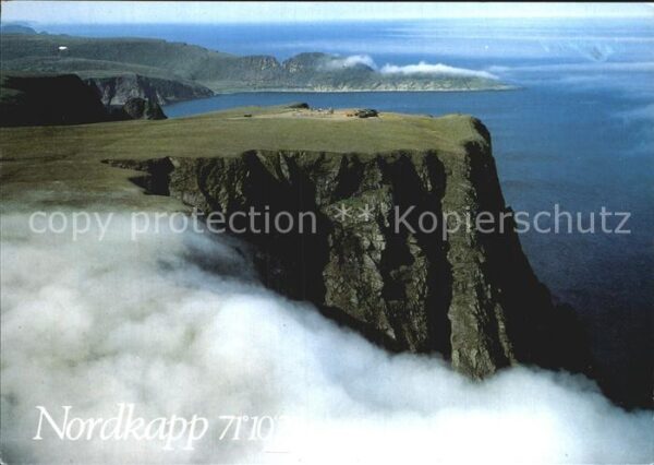 Nordkapp Nordkap Norge Nebelbank Panorama