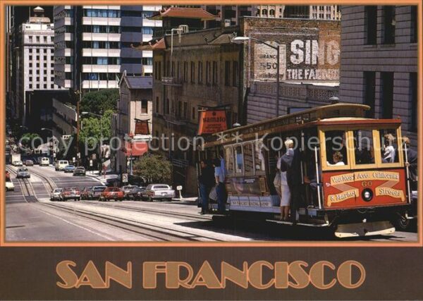 San Francisco California Cable car California Street