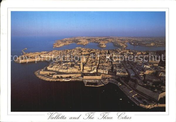 Valetta Malta and The Three Cities Fliegeraufnahme