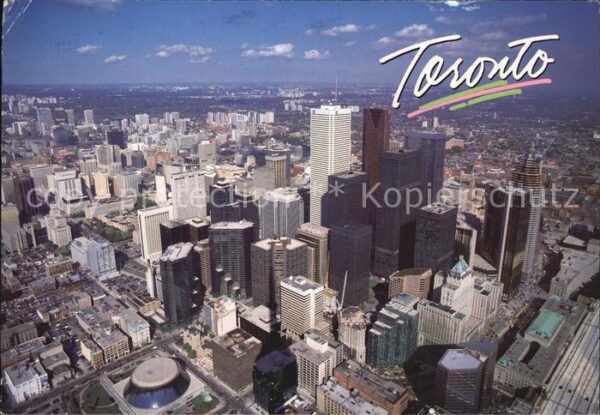 Toronto Canada Downtown Toronto as seen from high abov