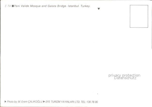 Istanbul Constantinopel Yeni Valide Mosque and Galata Bridge – Bild 2